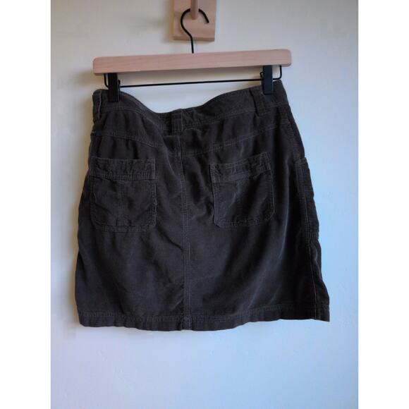 Columbia Corduroy Mini Skirt in Dark Olive size 6 - Picture 3 of 4